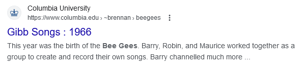 Bee Gees Songs 1966
