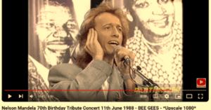 Robin Gibb Mandela Image