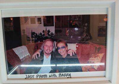 Robin Gibb and Barry Gibb last photo